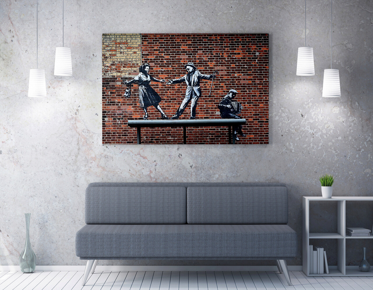 Tablou decorativ, WY29 (50 x 70), Canvas imprimat, Multicolor - imagine 6